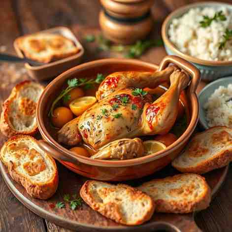 French Guiana Fricassée de Poulet - Chicken Recipe